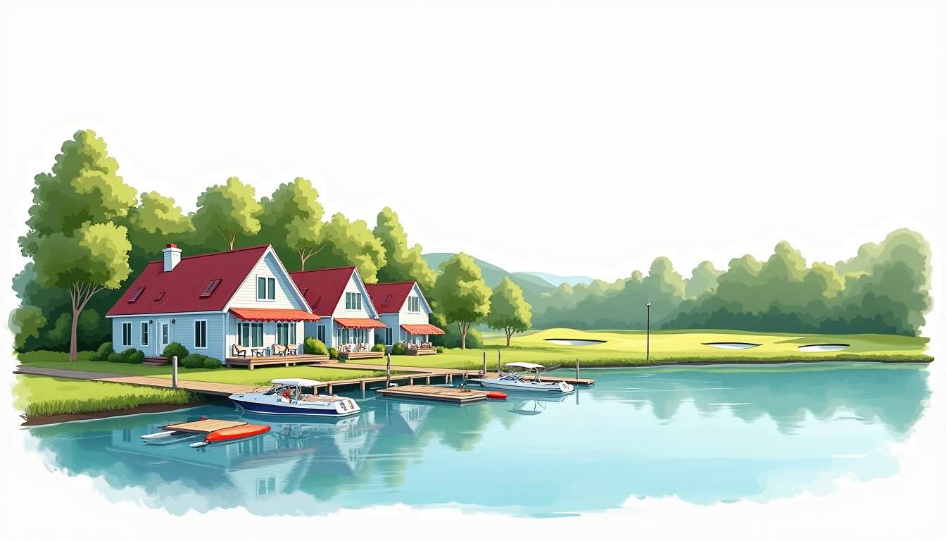 Paddleboard Homes With Golf Proximity: Waterfront Properties Near Courses