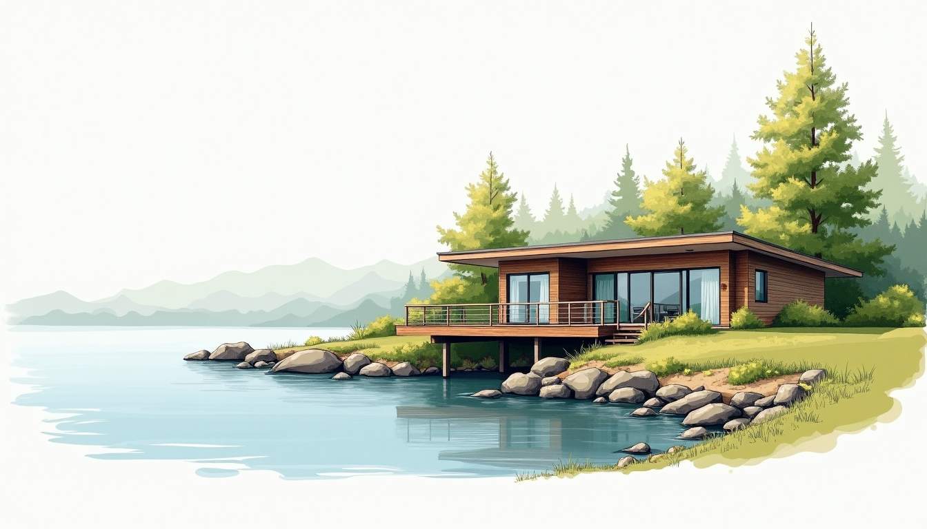 Custom Waterfront Homes for Retirees: Design Tips and Benefits