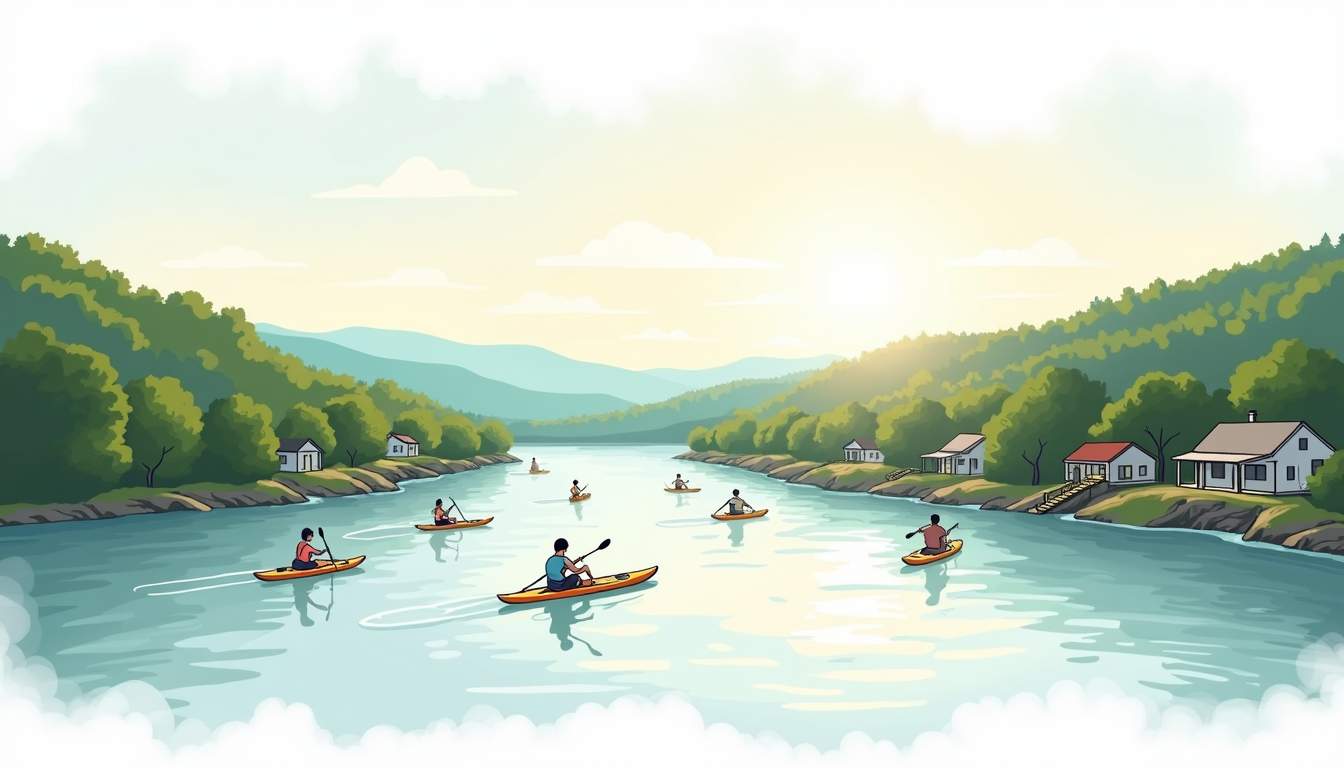 Scenic Paddleboard Communities in TN