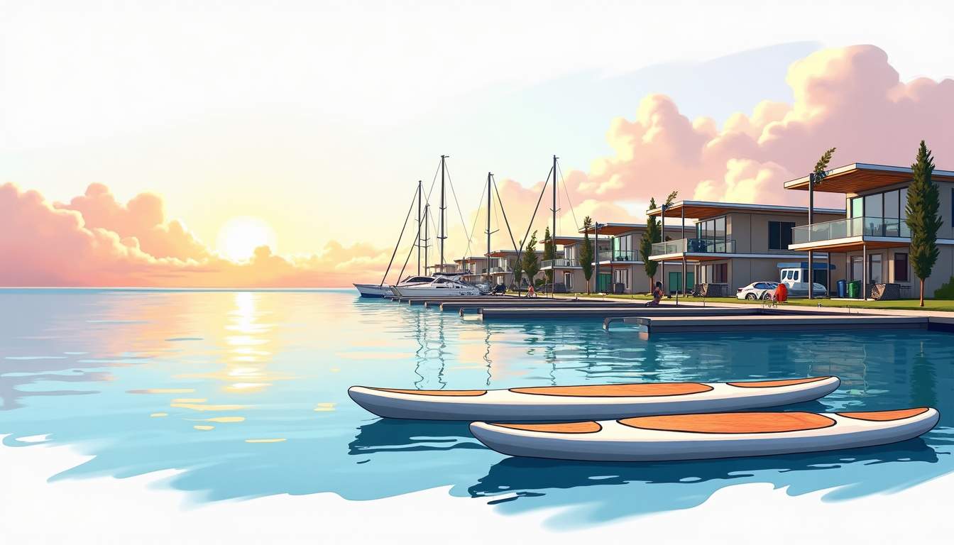 Paddleboarding Properties Near Marina: Top Waterfront Listings
