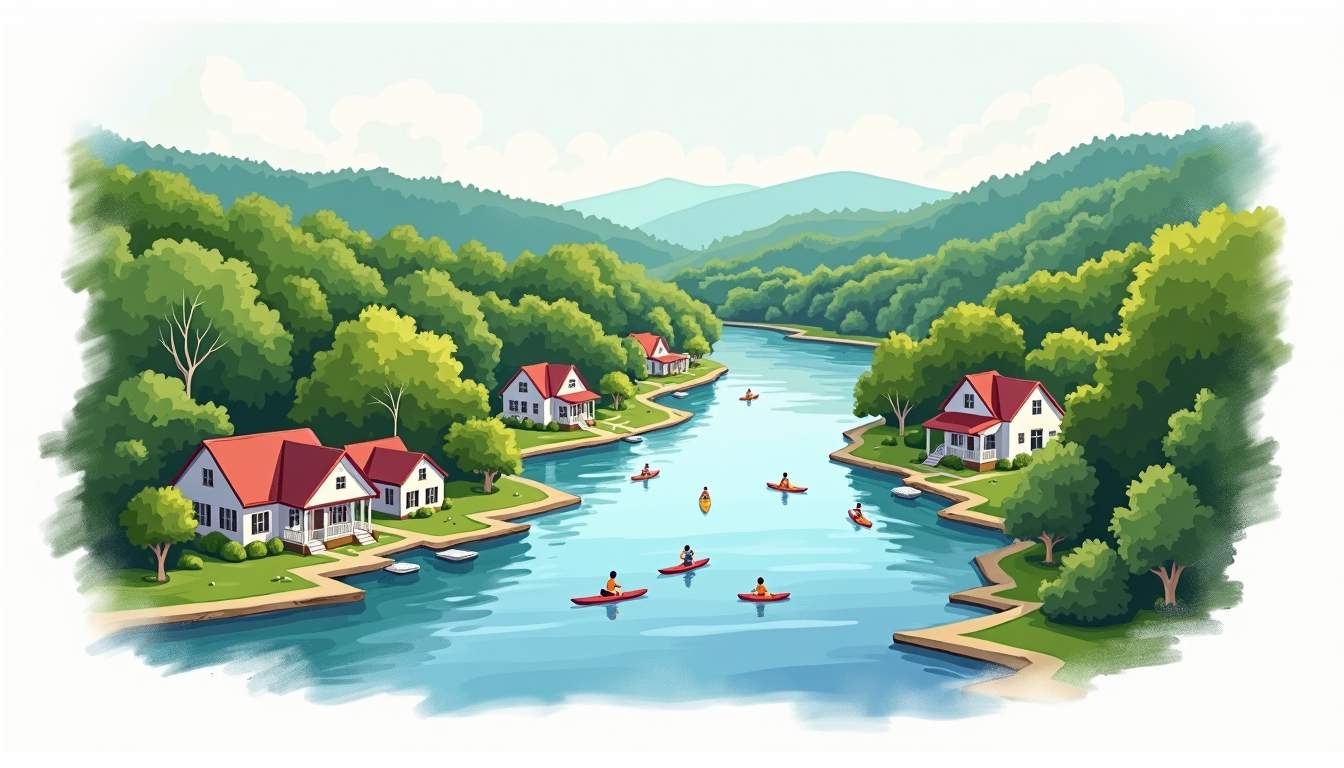 East Tennessee Homes With Paddle Trails: Waterfront Properties for Paddlers