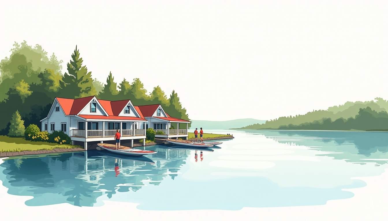 East TN Paddleboard Launch Homes: Waterfront Properties With Easy Access