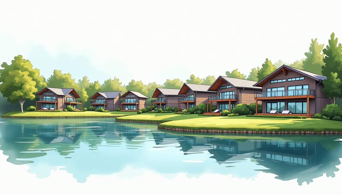 Luxury Club Homes With Lakefront Views