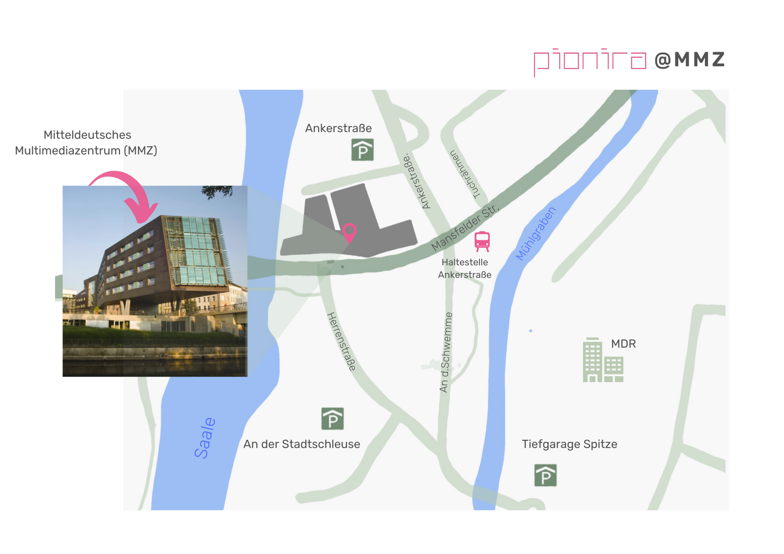 Anfahrtsbeschreibung MMZ Halle.