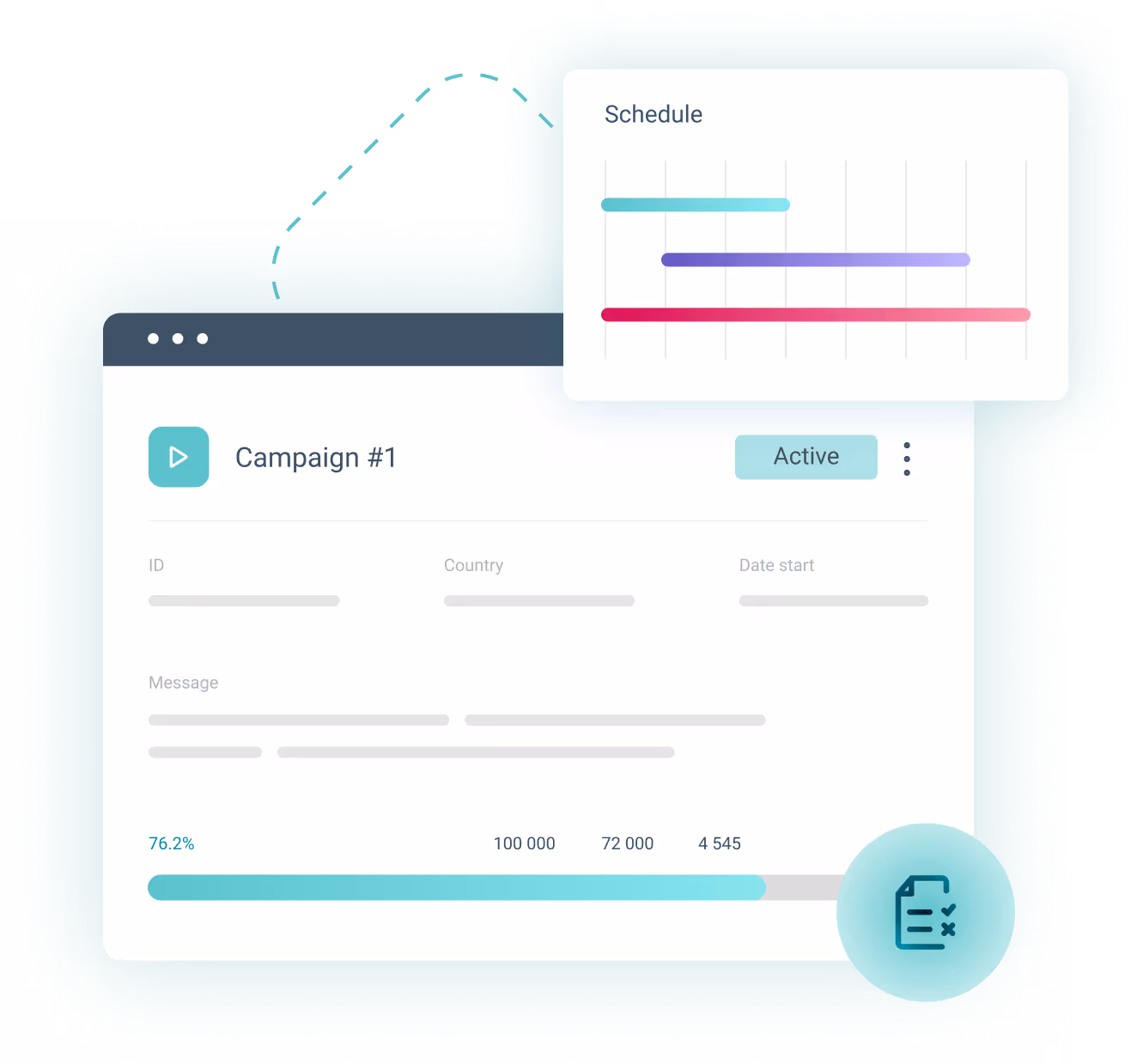 Data spread sheet icon