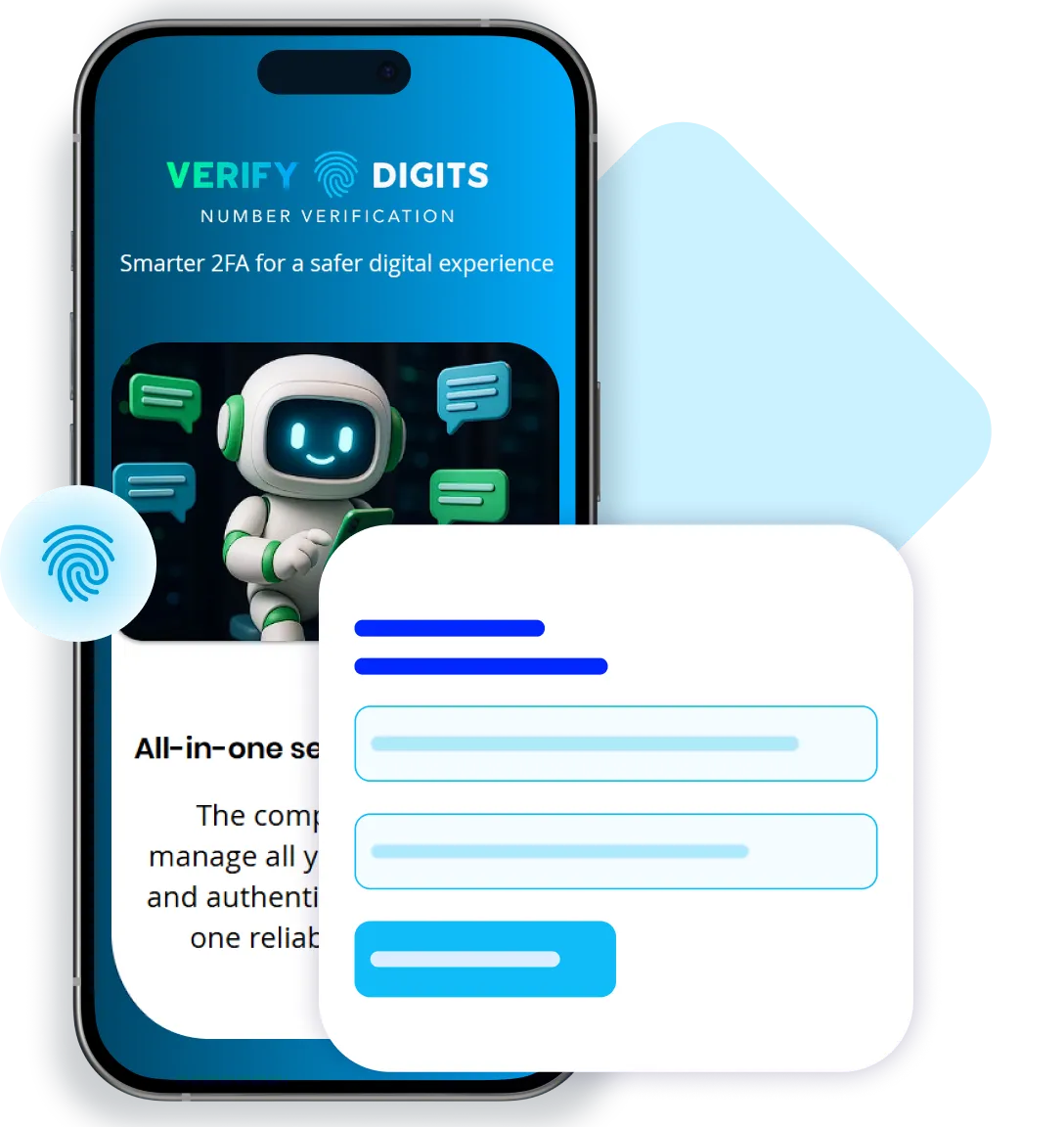 Phone receiving TFN messages from a 1-800 number