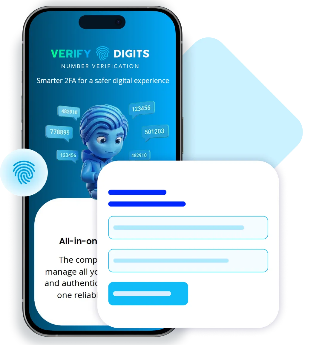Phone receiving TFN messages from a 1-800 number