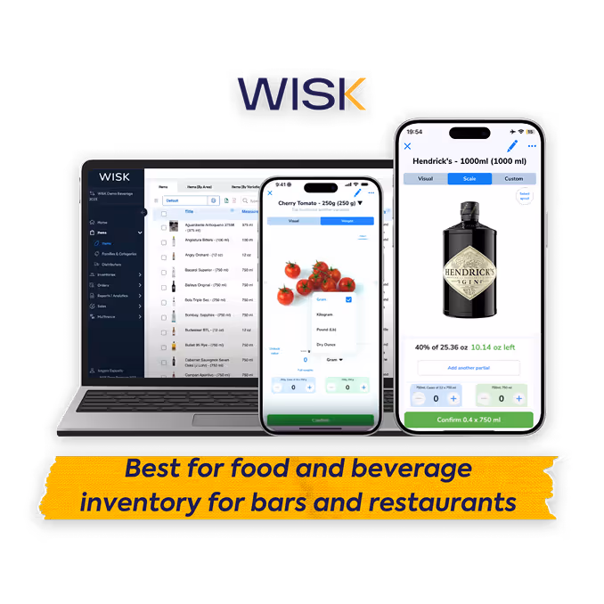 Automate food cost tracking with WISK to save time and simplify invoice management.