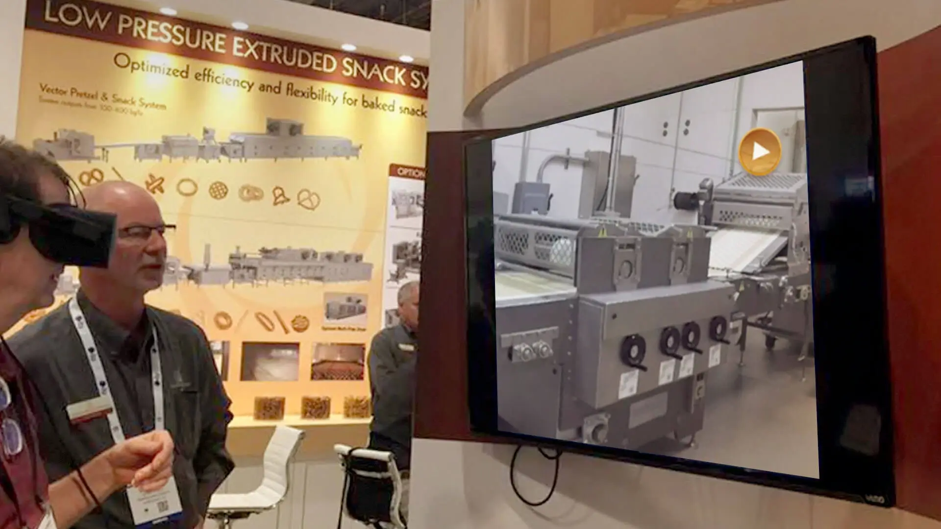 A VR-powered trade show booth showcasing Reading Bakery's Innovation Center organized by NeoPangea