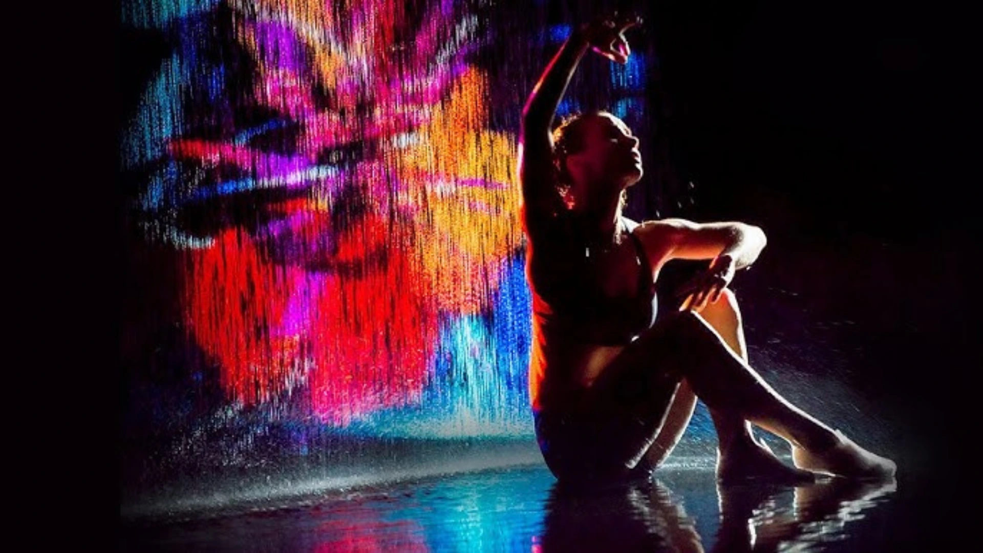 A still image from a digital poetry story featuring the mixed reality work of Freckled Sky