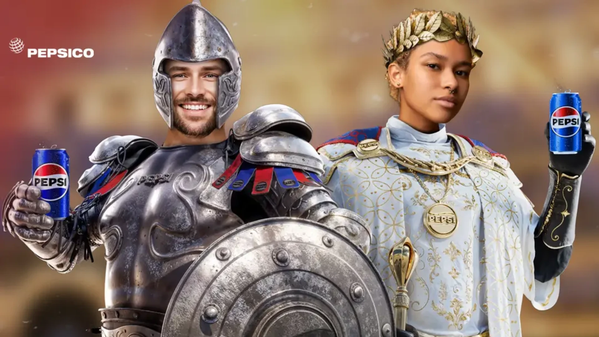AI in events used by Pepsi for Gladiator II campaign with AR selfies and AI facial mapping for fan engagement.