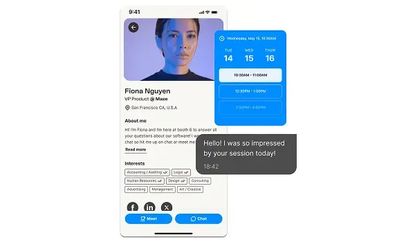 AI-Powered Event Matchmaking Feature on Bizzabo