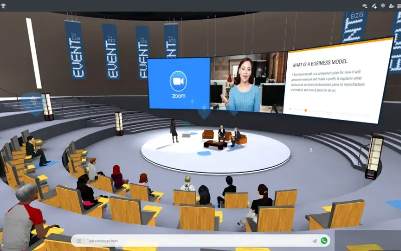 User interface of virtual education platform MootUp.
