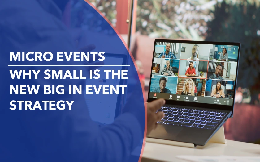 Micro events hosted online with small groups engaging in focused video discussions.