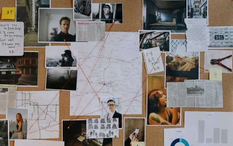 Gamified brand activation using a mystery-solving experience where participants collaborate to uncover clues and complete challenges.