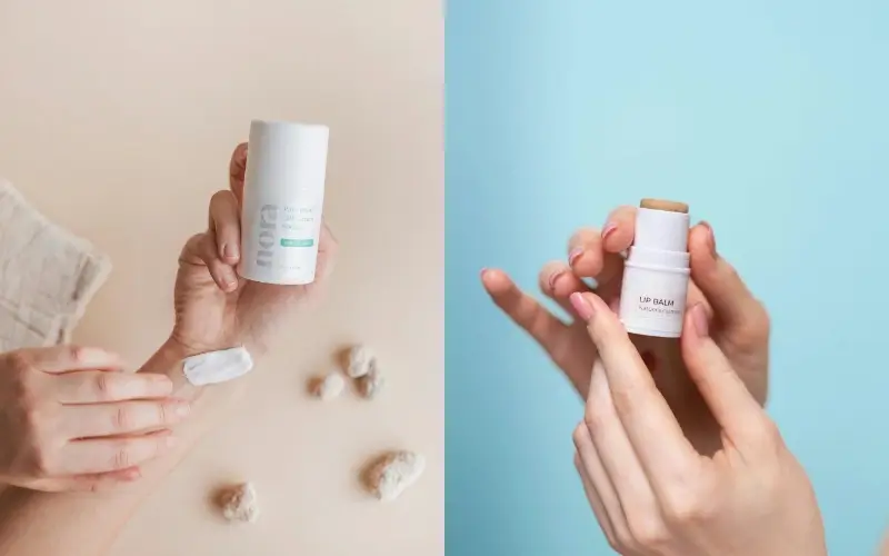 Hands demonstrating a product during a virtual exhibition demo, showcasing features and usage in real time