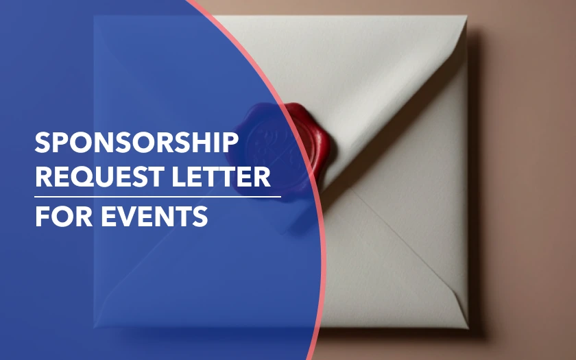 Envelope symbolizing a sponsorship request letter for events and professional sponsor communication.