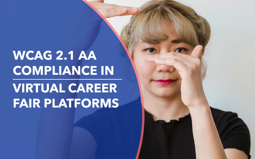 Person demonstrating sign language hand gestures, representing inclusive communication and accessibility.