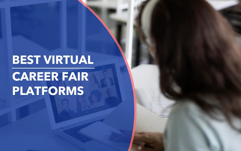 Interface preview highlighting the best virtual career fair platforms for hosting online recruiting events.