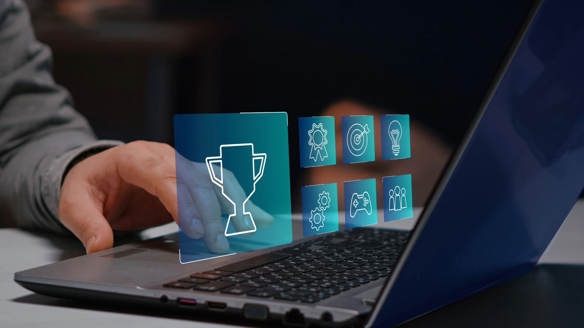 Gamification tools used to increase student engagement at university career fairs.