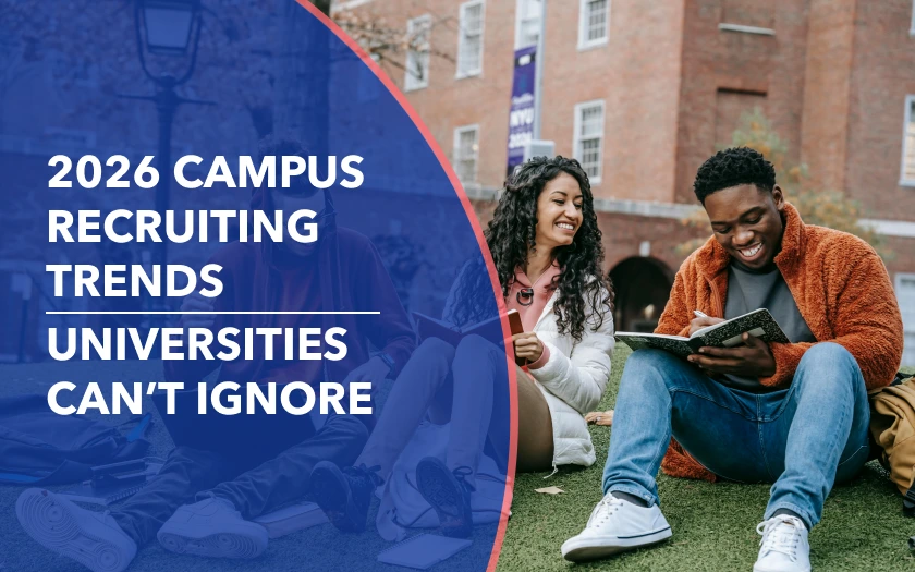 2026 campus recruiting trends highlighting how universities are adapting student hiring strategies and virtual recruiting experiences.