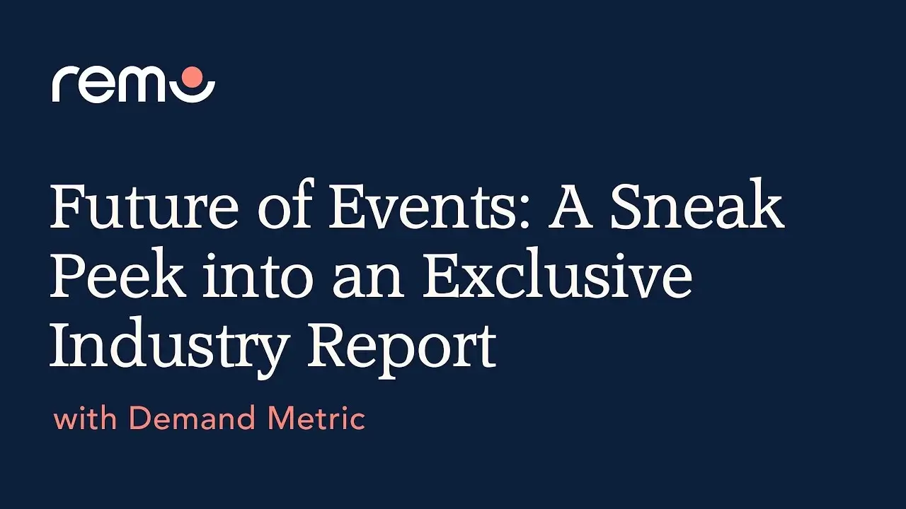 The Future of Events: A Sneak Peek into our Industry Report