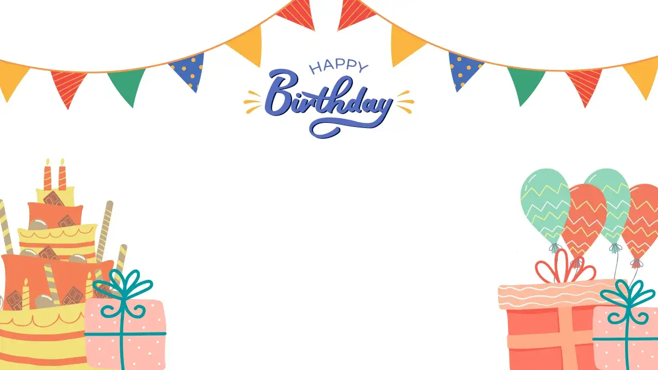 Happy Birthday Virtual Background 2