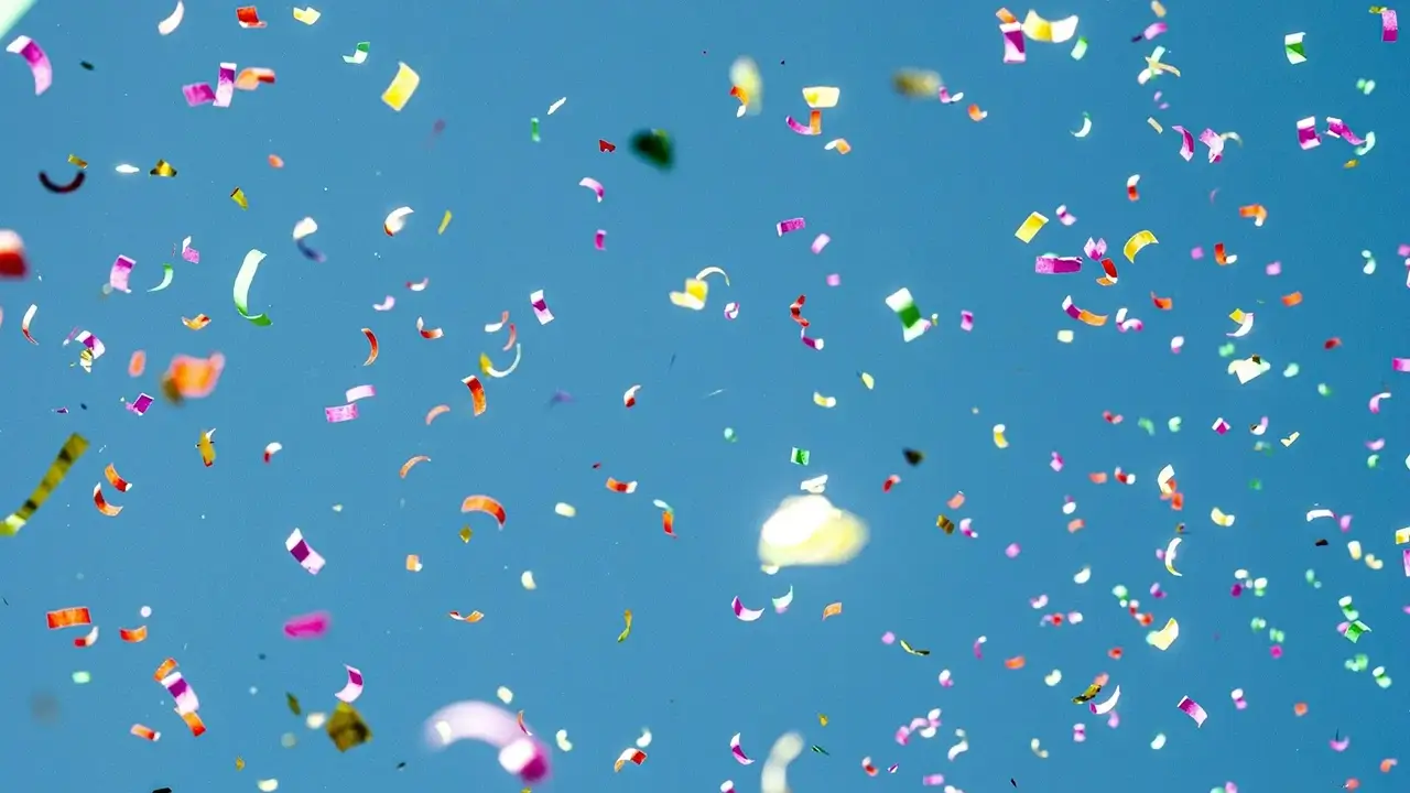 Celebratory Virtual Background
