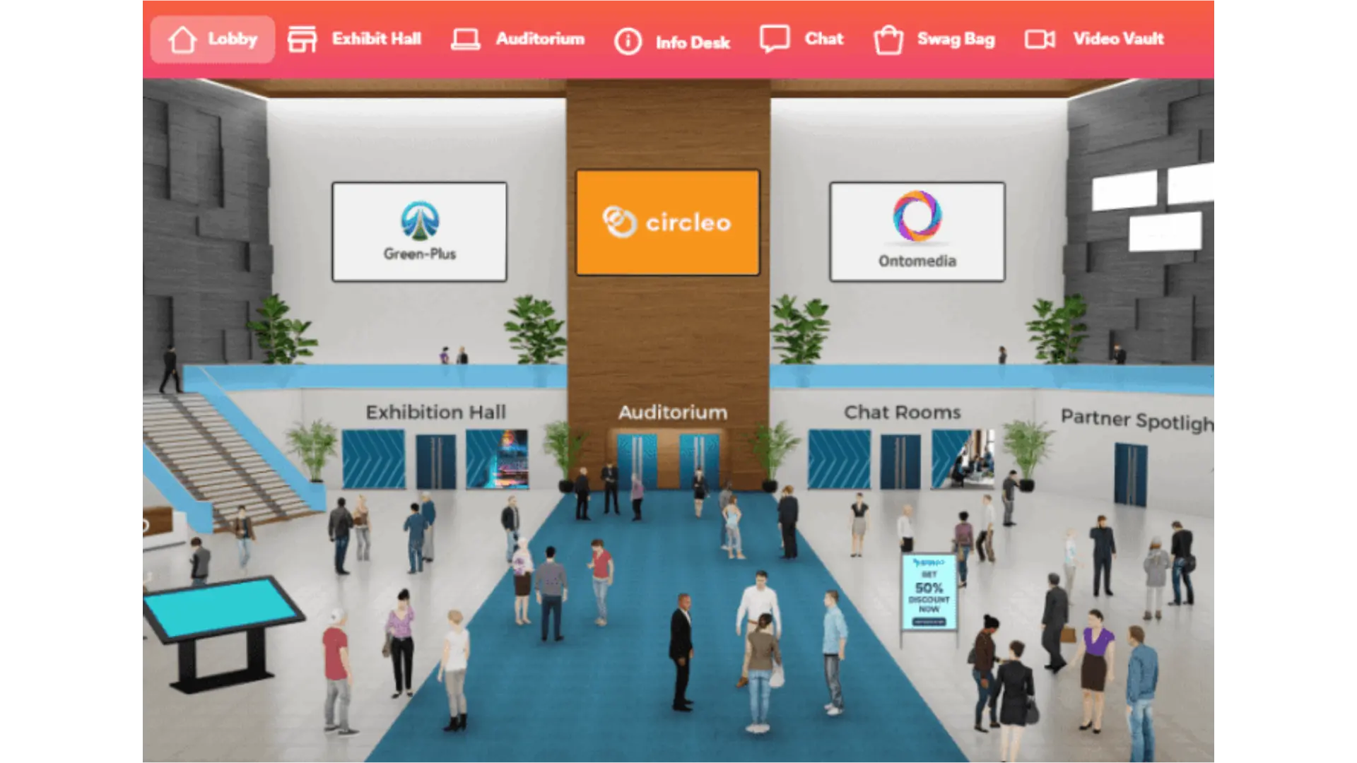 vFairs Online Party Platform
