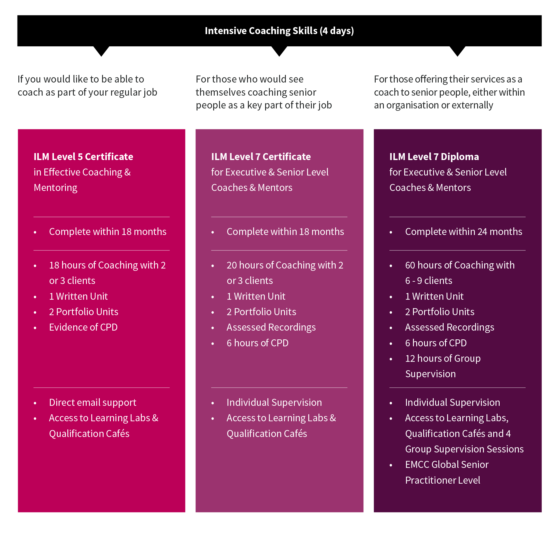 Coaching Qualifications Diagram