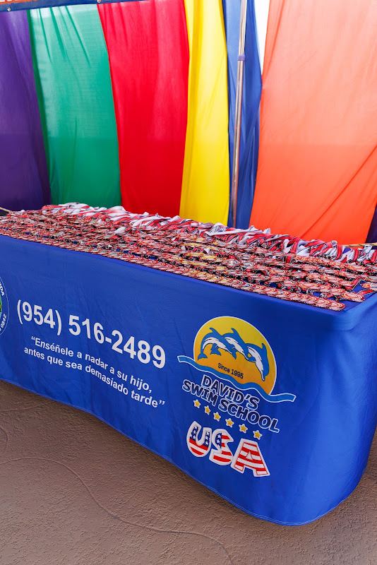 Foundation table at the festival