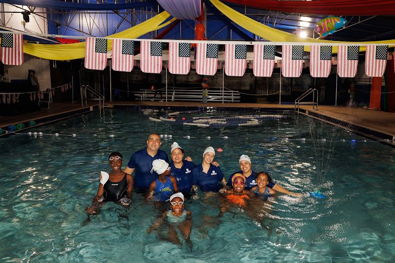 Recreational swim at the end of the night