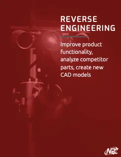 Cover of brochure showing an ATOS Q blue light scanner