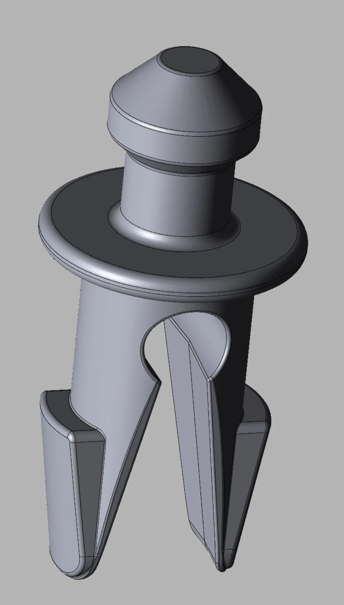 3D scanning and reverse engineering a plastic clip
