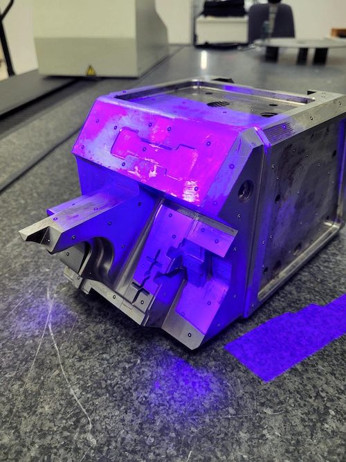 Blue light scanning manufacturing tool