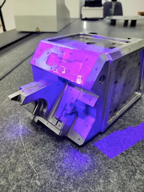 Blue light scanning manufacturing tool