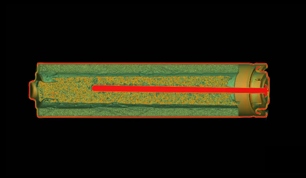 X-ray scan data of medical injector