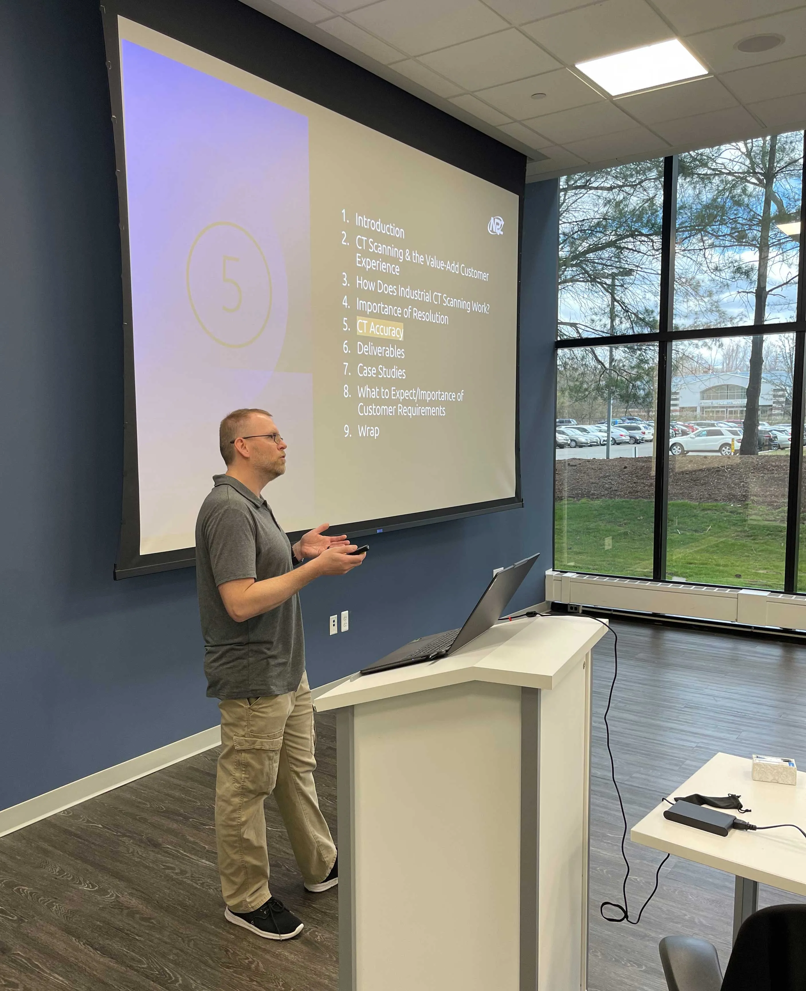 Engineer at Lunch-N-Learn Presentation
