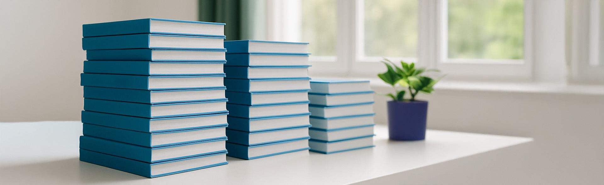 Graphic designer working on a desktop publishing project on computer