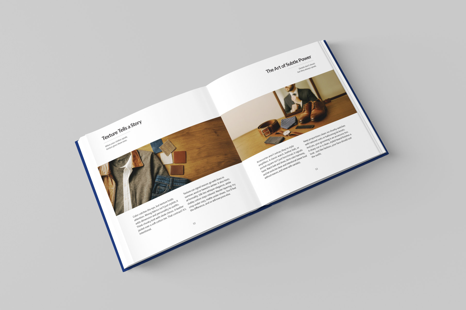 Interior of the book Men's Grooming & Health Made Simple