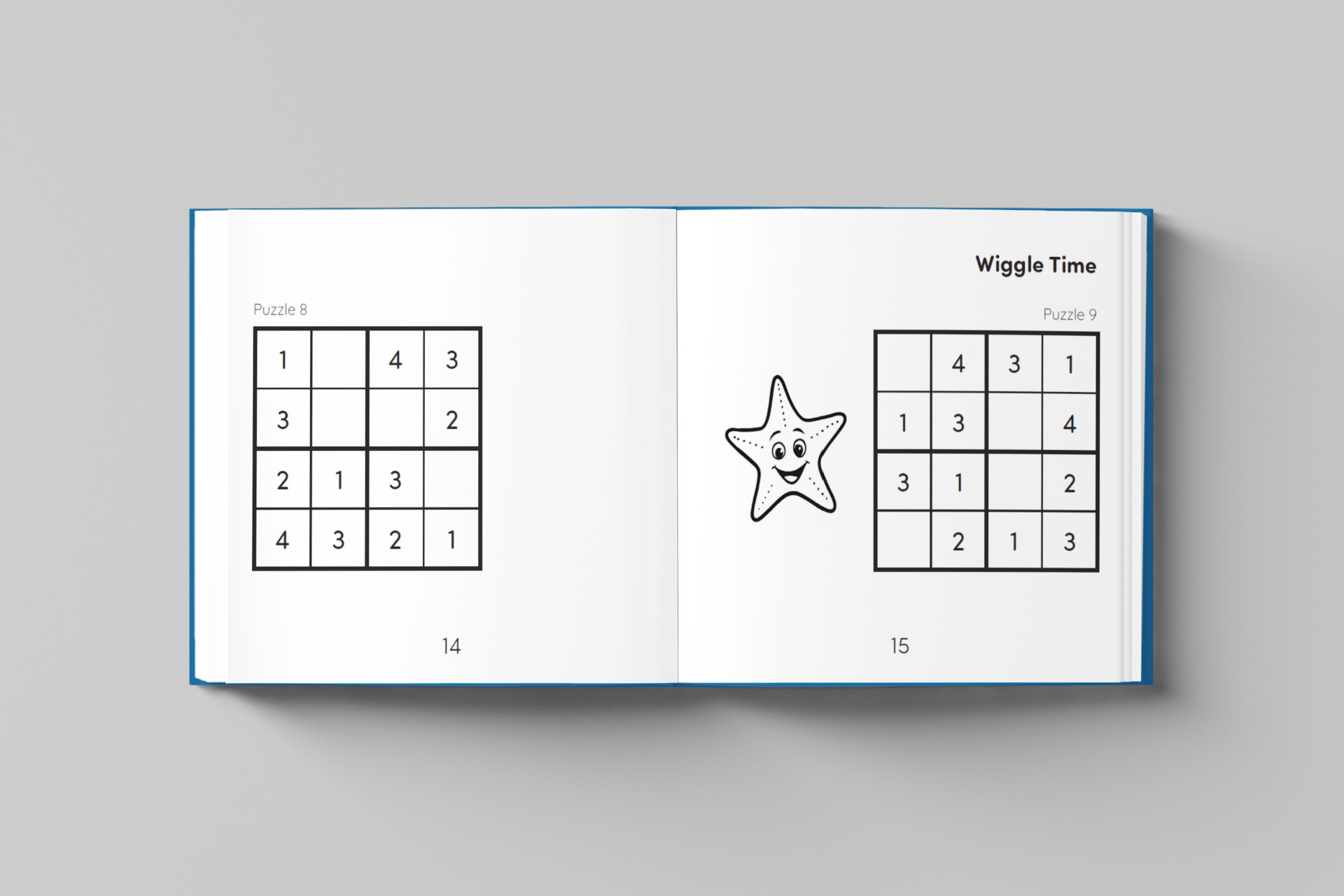 Interior view of the Book Ocean Logic Puzzles from Tiny Logic Sudokus
