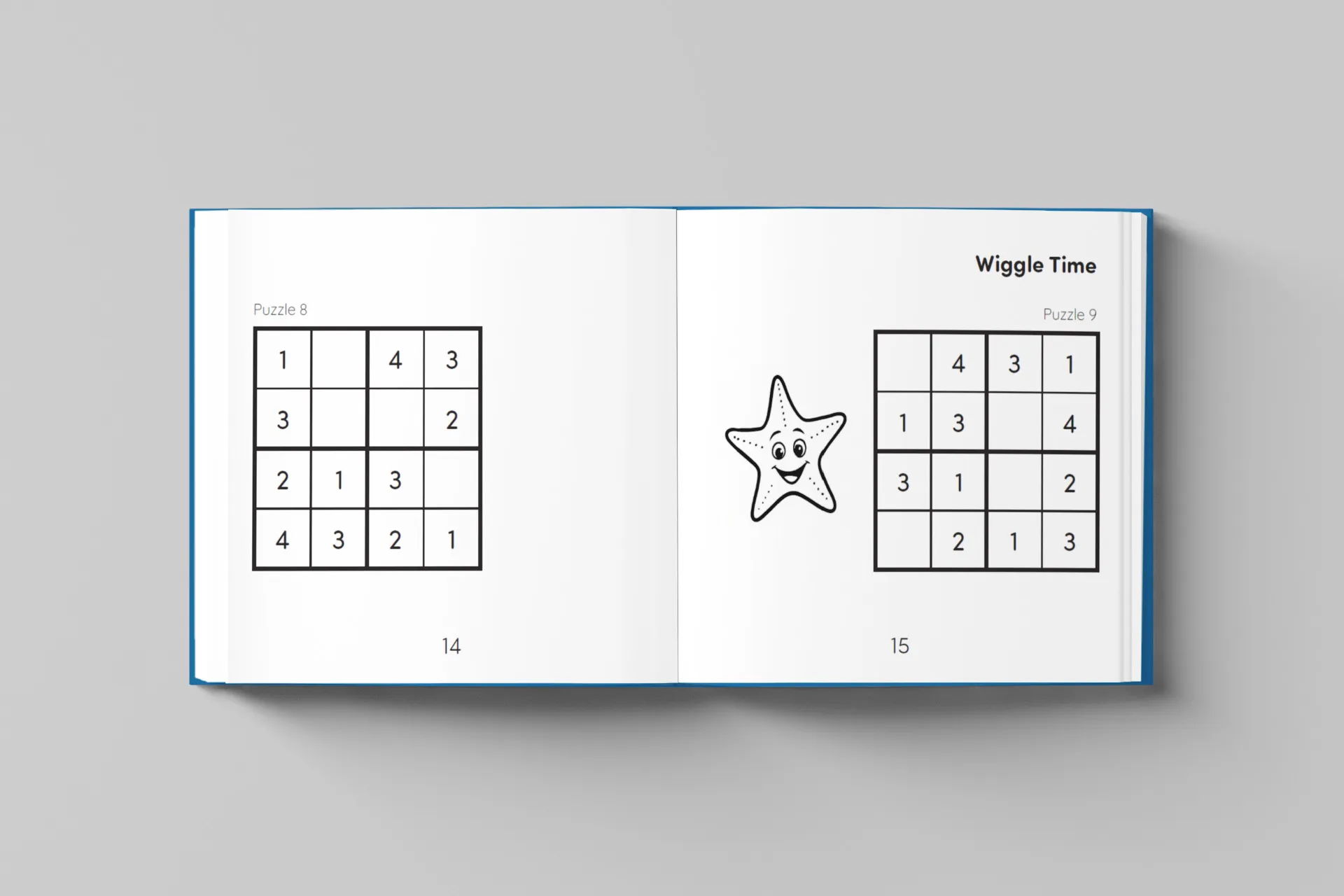 Tiny Logic Sudokus for Kids book interior pages