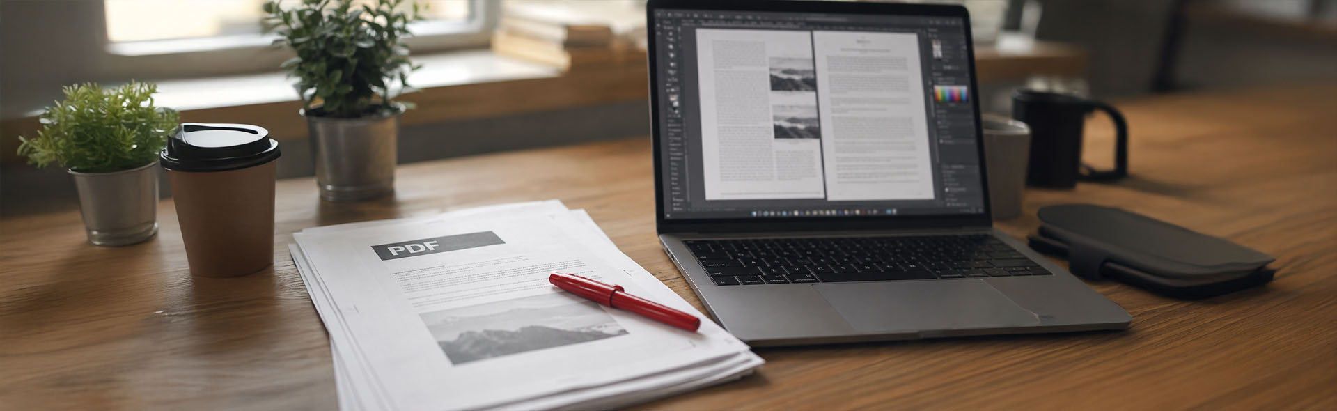 Adobe InDesign the preparation of PDF files for translation