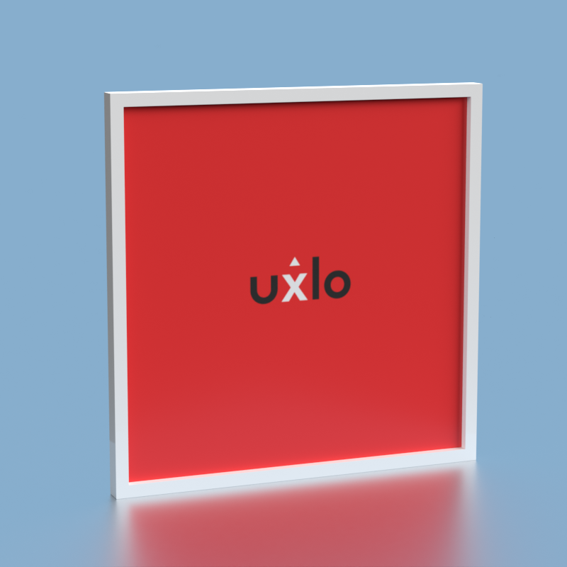 Uxlo logo on dark background
