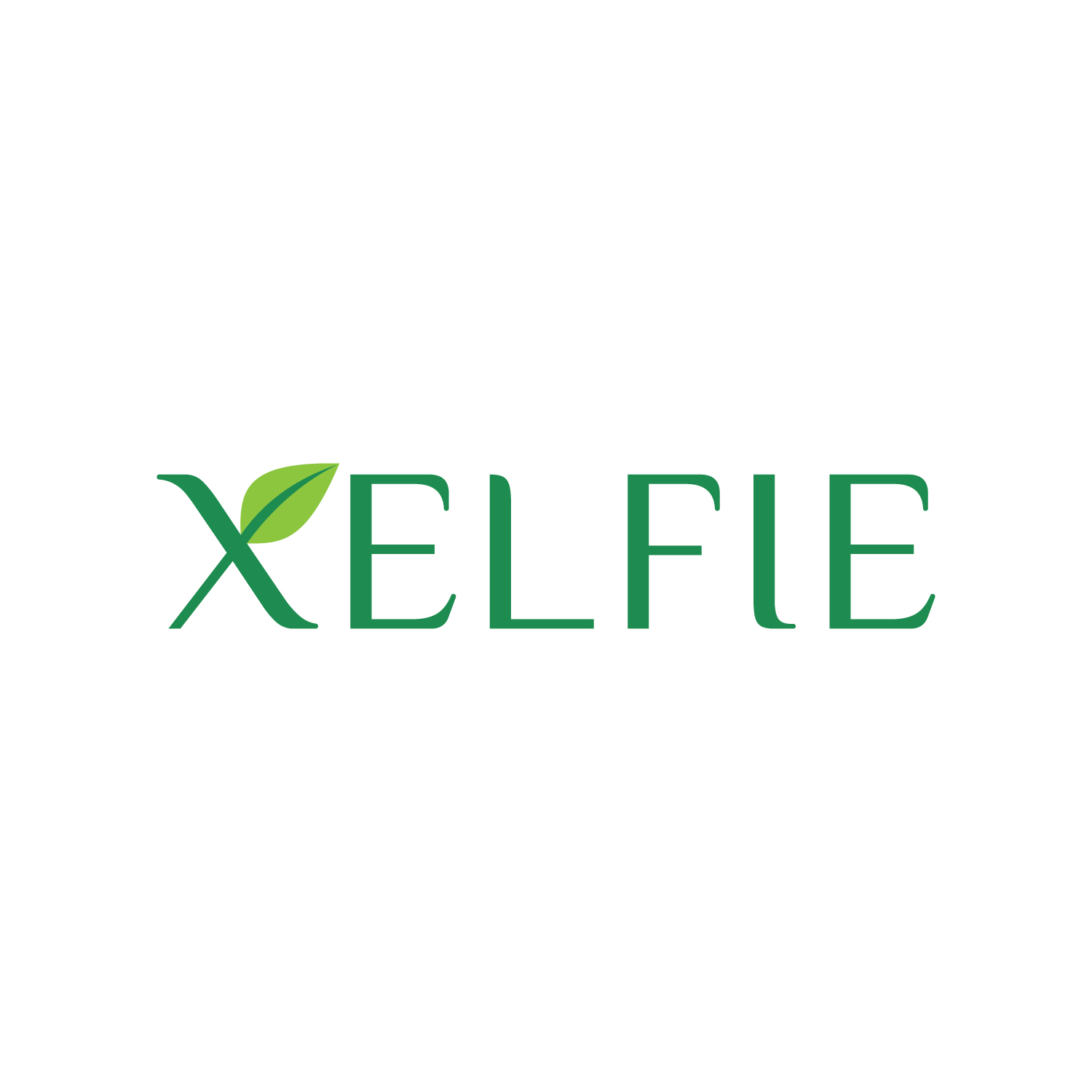 XELFIE logo uppercase wordmark