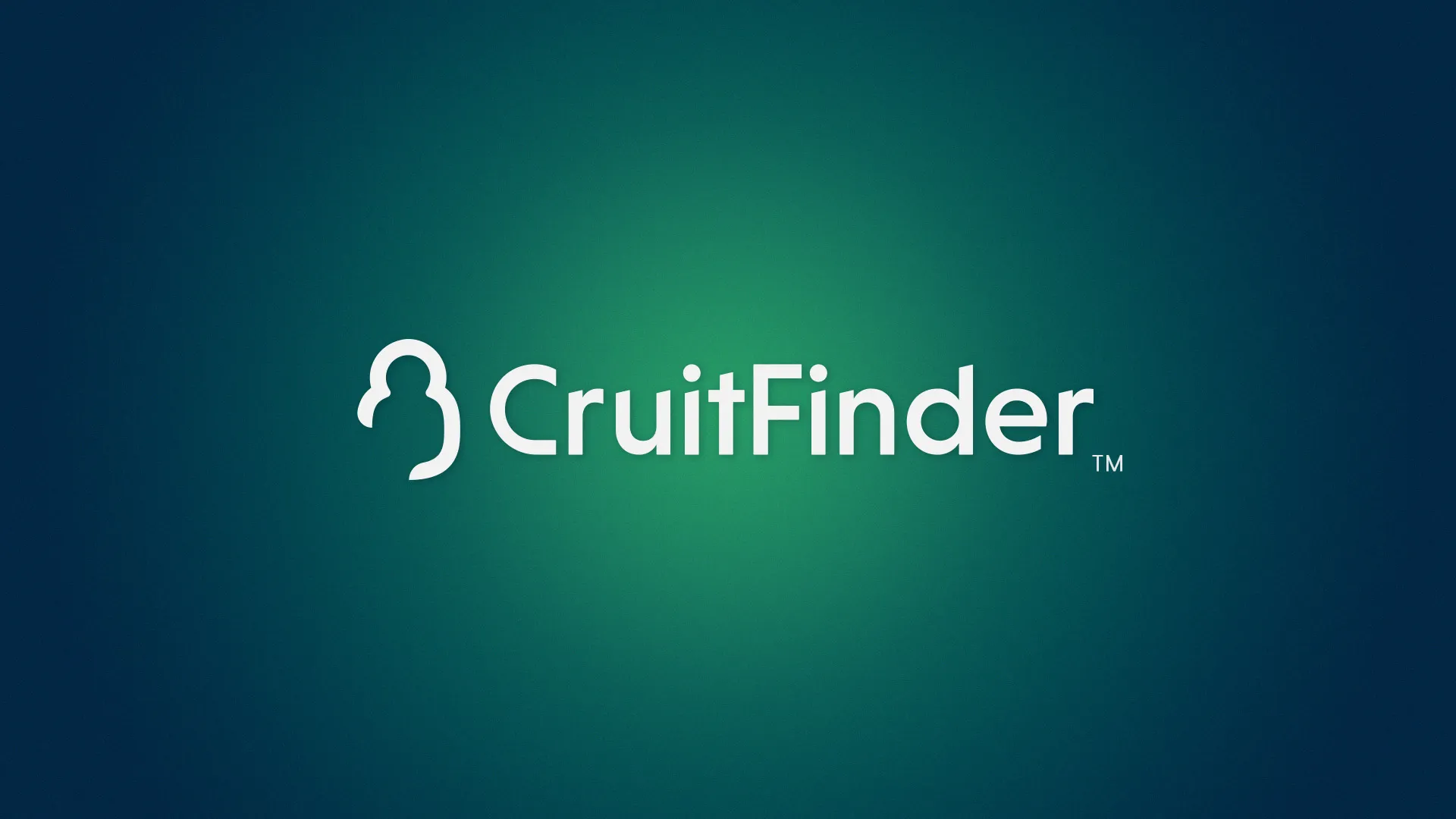 CruitFinder logo variation dark background