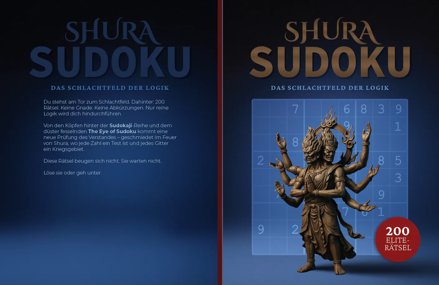 Shura Sudoku German book cover DTP