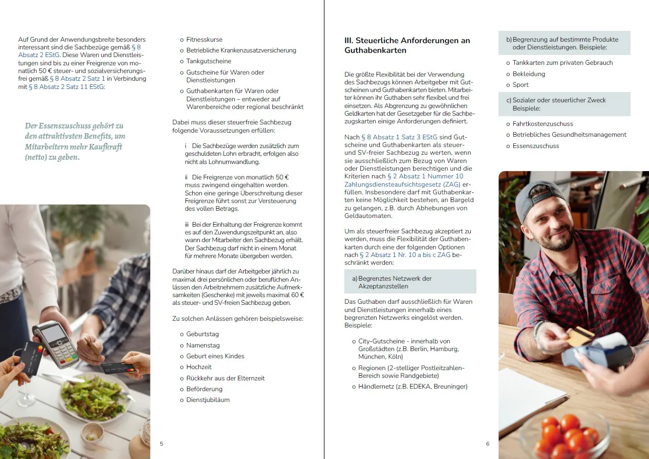 Recardy magazine interior spread — legal content layout