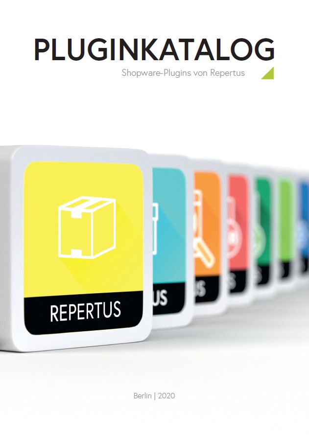 Repertus Plugin Katalog cover design