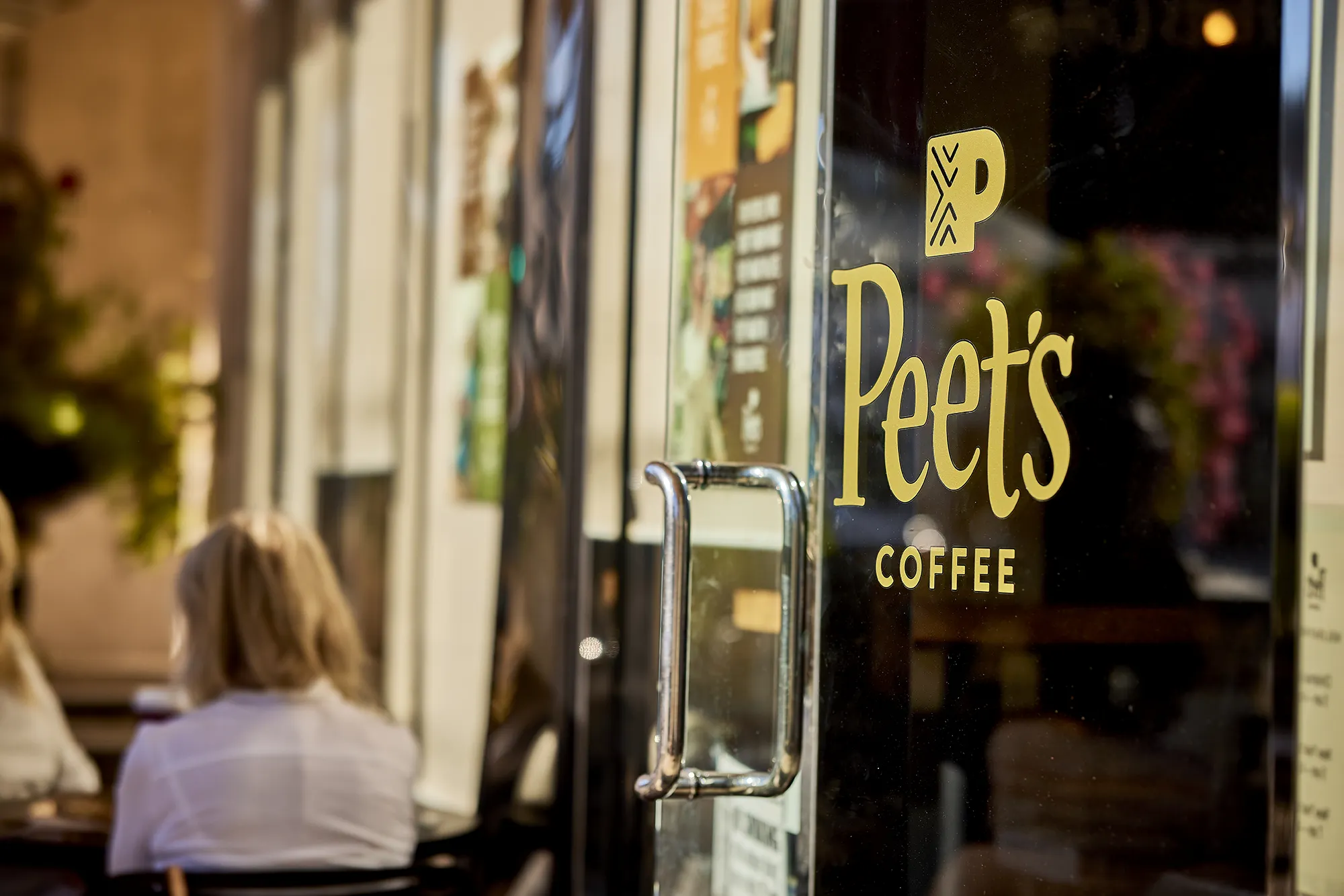 Peet's Coffee Vinyl Door graphic